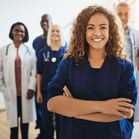 Ärzte + Pfleger Gruppenfoto